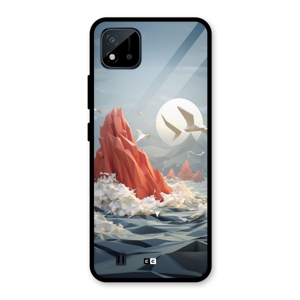 Three Dimension Sea Glass Back Case for Realme C11 2021