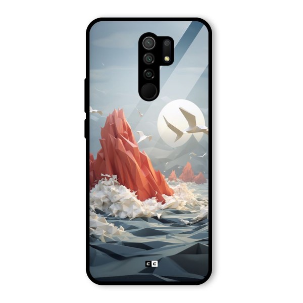 Three Dimension Sea Glass Back Case for Redmi 9 Prime