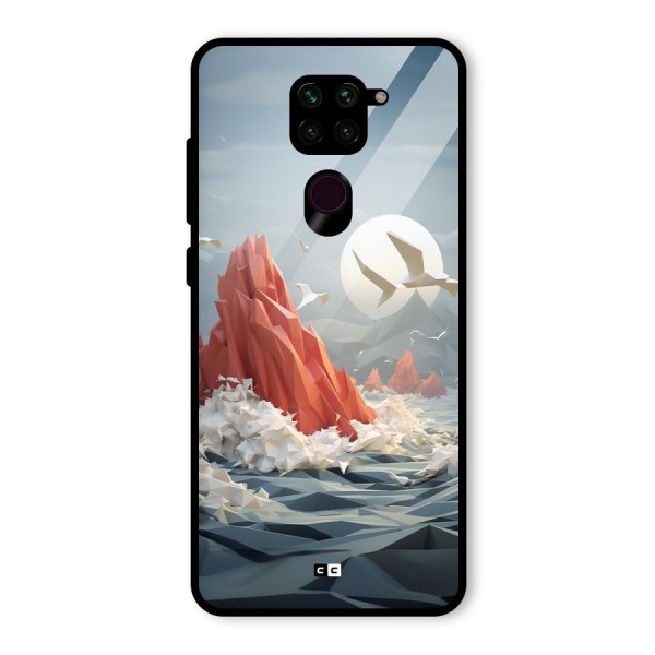 Three Dimension Sea Glass Back Case for Redmi Note 9