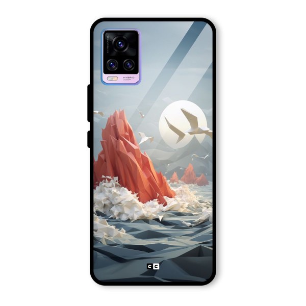 Three Dimension Sea Glass Back Case for Vivo V20 Pro