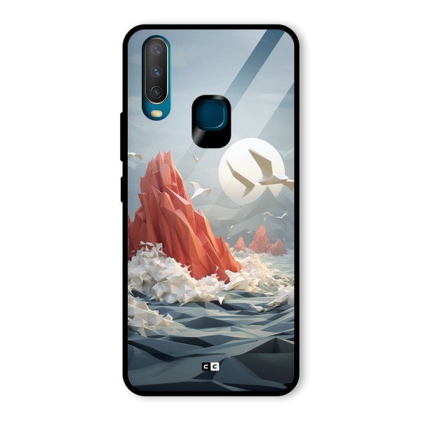 Three Dimension Sea Glass Back Case for Vivo Y12