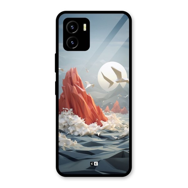 Three Dimension Sea Glass Back Case for Vivo Y15s