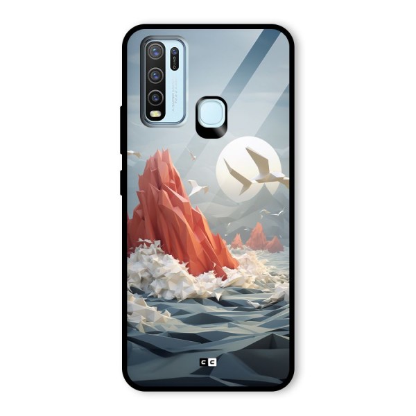 Three Dimension Sea Glass Back Case for Vivo Y30