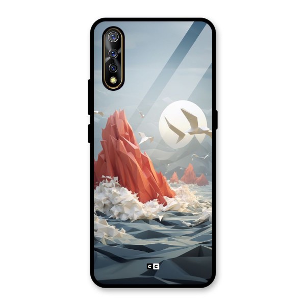 Three Dimension Sea Glass Back Case for Vivo Z1x