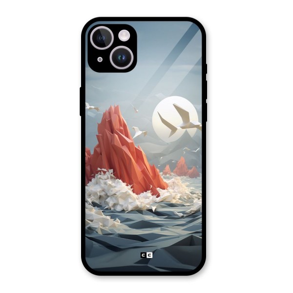 Three Dimension Sea Glass Back Case for iPhone 14 Plus