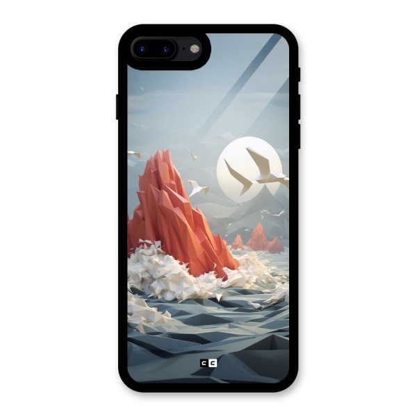 Three Dimension Sea Glass Back Case for iPhone 7 Plus