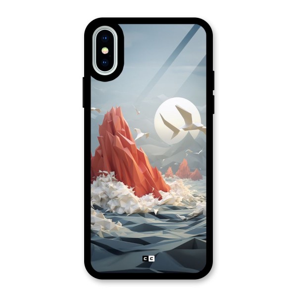 Three Dimension Sea Glass Back Case for iPhone X