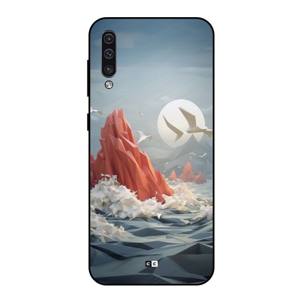 Three Dimension Sea Metal Back Case for Galaxy A50