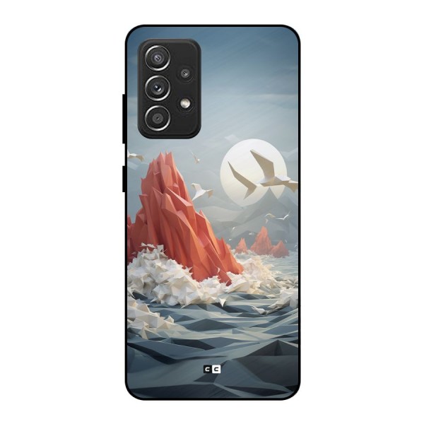 Three Dimension Sea Metal Back Case for Galaxy A52