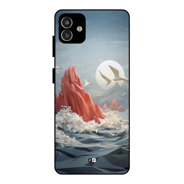 Three Dimension Sea Metal Back Case for Galaxy M13 5G