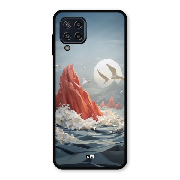 Three Dimension Sea Metal Back Case for Galaxy M32