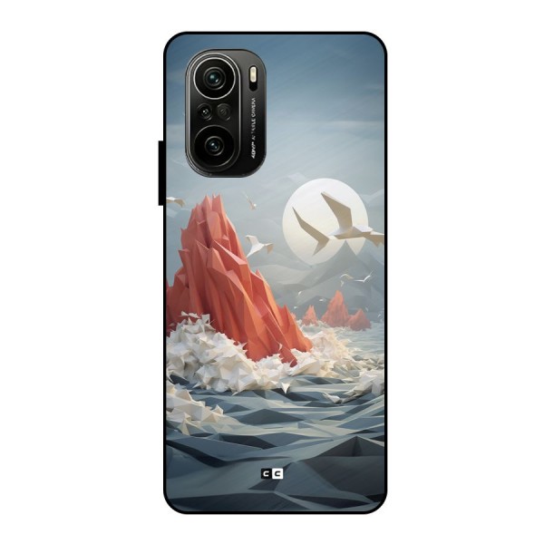 Three Dimension Sea Metal Back Case for Mi 11X Pro