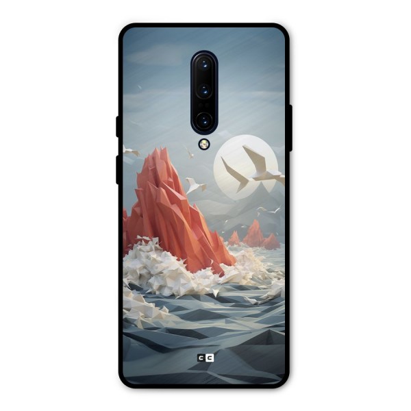 Three Dimension Sea Metal Back Case for OnePlus 7 Pro