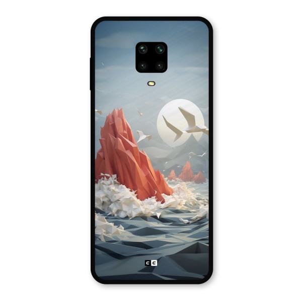 Three Dimension Sea Metal Back Case for Poco M2