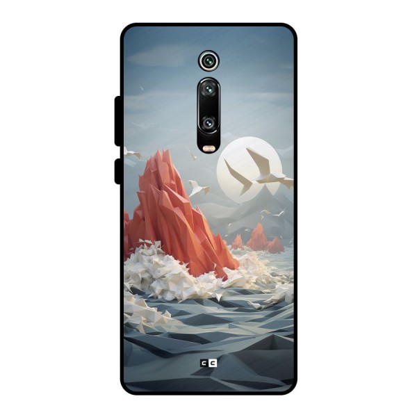 Three Dimension Sea Metal Back Case for Redmi K20 Pro