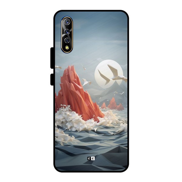 Three Dimension Sea Metal Back Case for Vivo S1