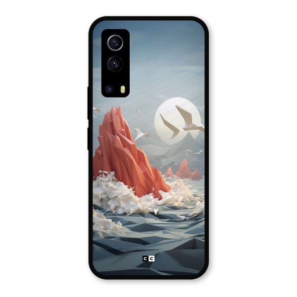 Three Dimension Sea Metal Back Case for iQOO Z3