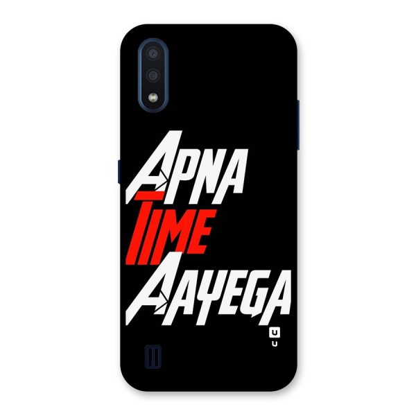 Time Aayega Back Case for Galaxy M01