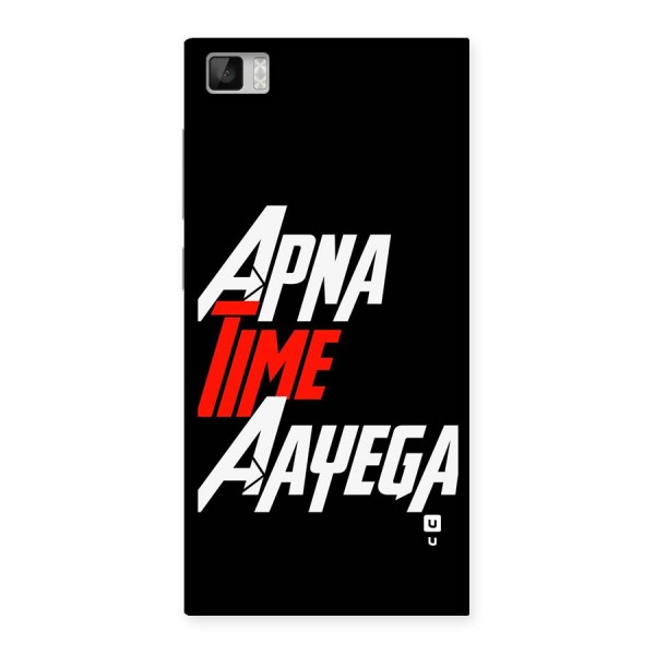 Time Aayega Back Case for Mi3