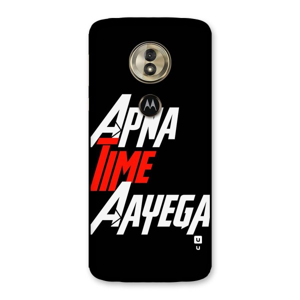 Time Aayega Back Case for Moto G6 Play