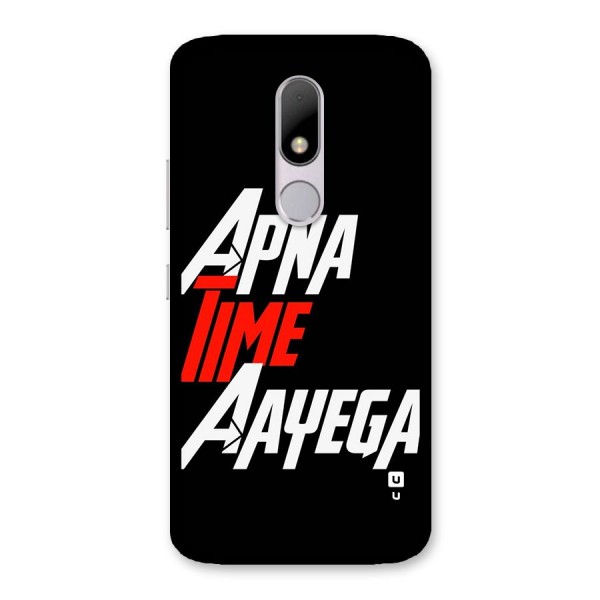 Time Aayega Back Case for Moto M