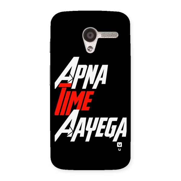 Time Aayega Back Case for Moto X