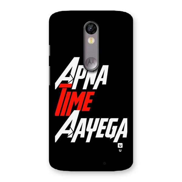 Time Aayega Back Case for Moto X Force