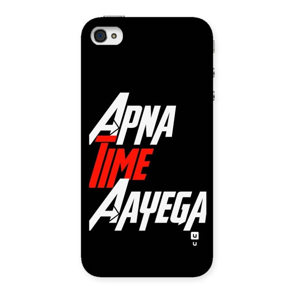 Time Aayega Back Case for iPhone 4 4s