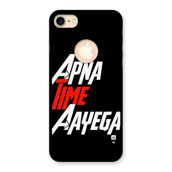 Time Aayega Back Case for iPhone 8 Logo Cut