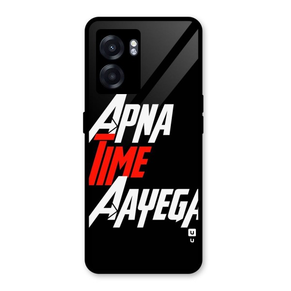 Time Aayega Glass Back Case for Oppo K10 (5G)