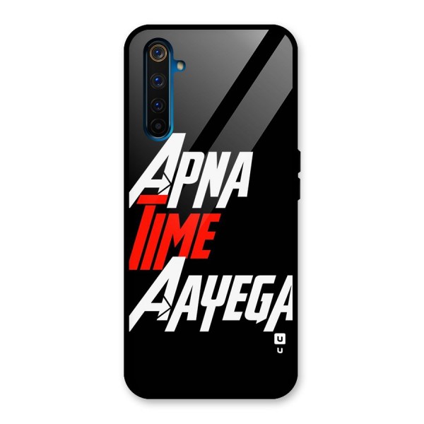 Time Aayega Glass Back Case for Realme 6 Pro