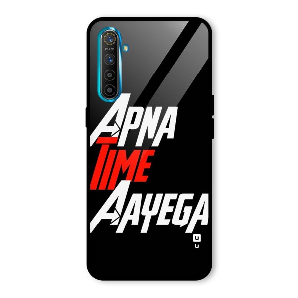 Time Aayega Glass Back Case for Realme X2