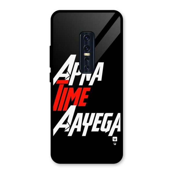 Time Aayega Glass Back Case for Vivo V17 Pro