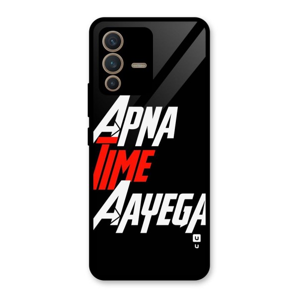 Time Aayega Glass Back Case for Vivo V23 5G