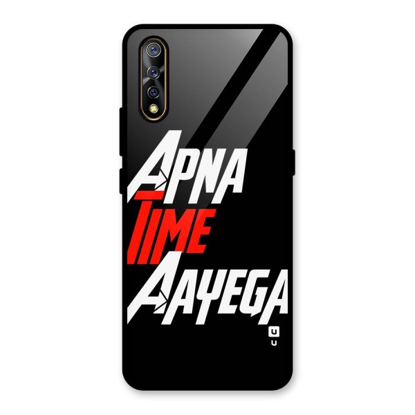 Time Aayega Glass Back Case for Vivo Z1x