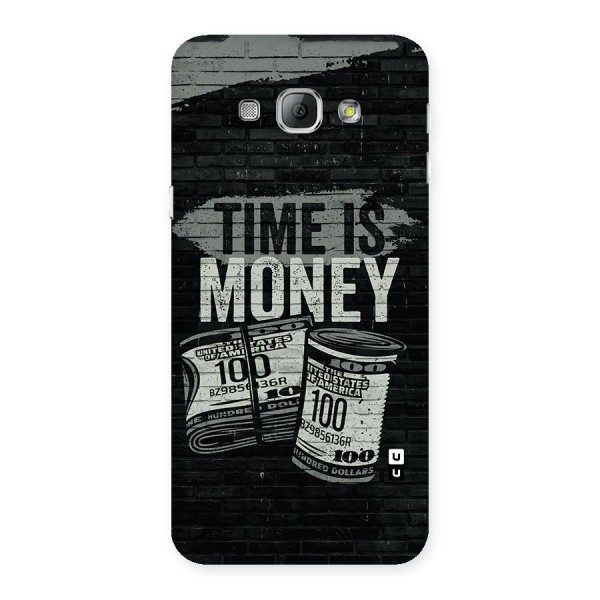 Time Is Money Back Case for Galaxy A8