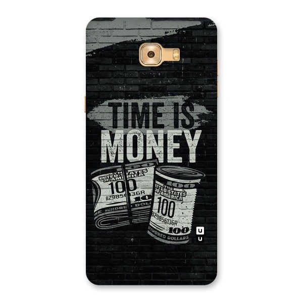 Time Is Money Back Case for Galaxy C9 Pro