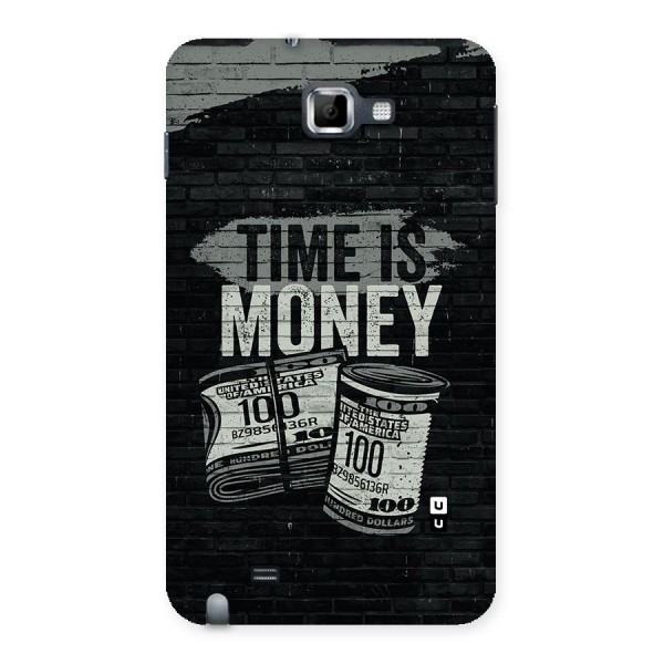 Time Is Money Back Case for Galaxy Note