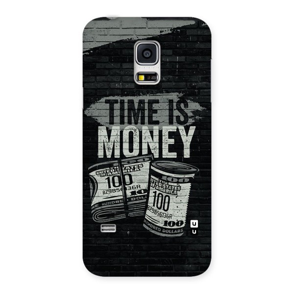 Time Is Money Back Case for Galaxy S5 Mini