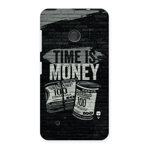 Time Is Money Back Case for Lumia 530