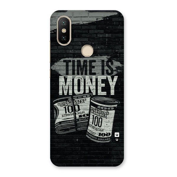 Time Is Money Back Case for Mi A2