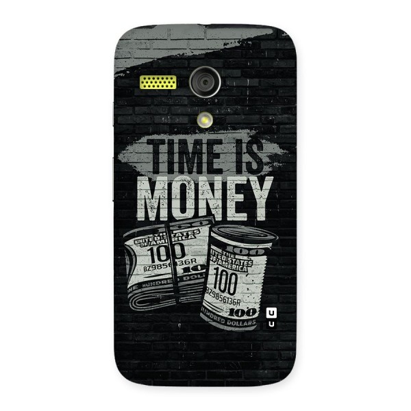 Time Is Money Back Case for Moto G