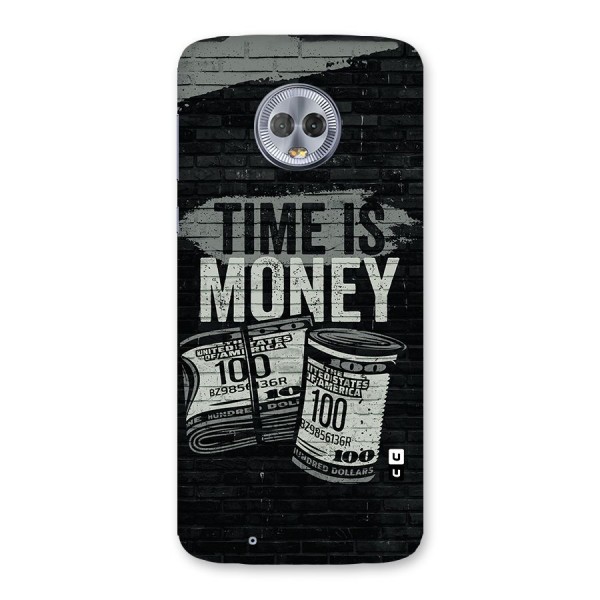 Time Is Money Back Case for Moto G6