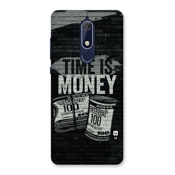 Time Is Money Back Case for Nokia 5.1