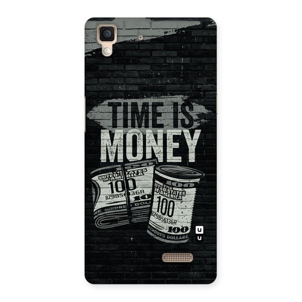 Time Is Money Back Case for Oppo R7