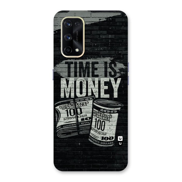 Time Is Money Glass Back Case for Realme X7 Pro