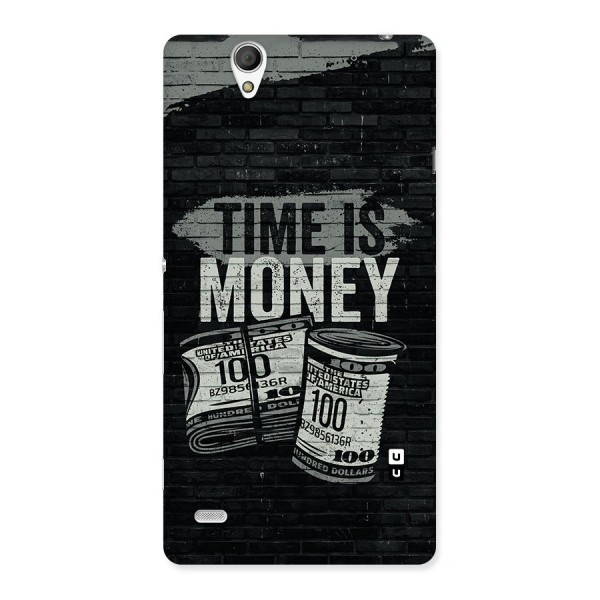 Time Is Money Back Case for Sony Xperia C4