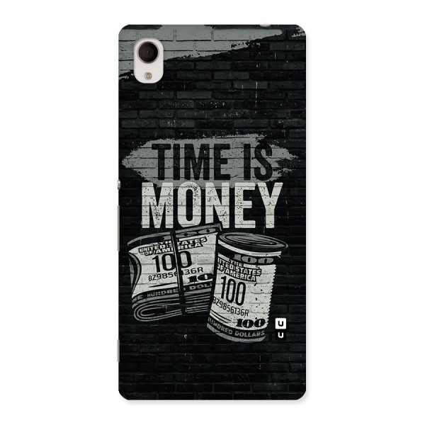 Time Is Money Back Case for Sony Xperia M4