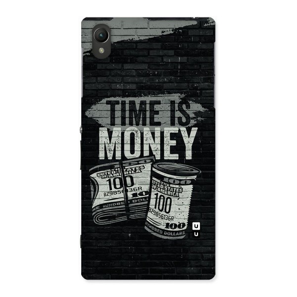 Time Is Money Back Case for Sony Xperia Z1