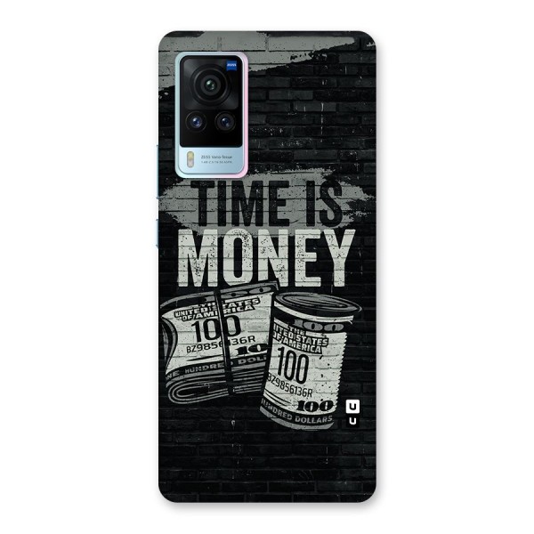 Time Is Money Glass Back Case for Vivo X60 Pro